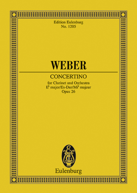 Vorderes Coverbild Concertino Es-Dur op. 26 JV 109