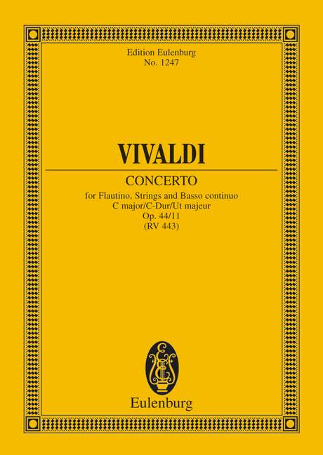 Vorderes Coverbild Concerto C-Dur op. 44/11 RV 443 / PV 79