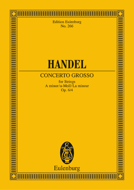 Vorderes Coverbild Concerto grosso a-Moll op. 6/4 HWV 322