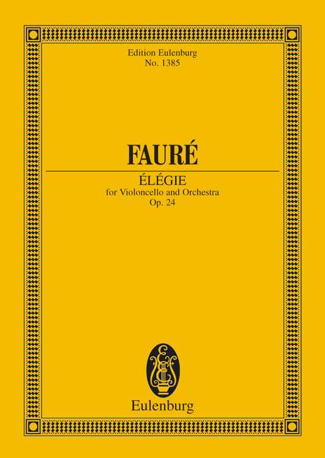 Vorderes Coverbild Élégie op. 24