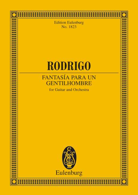 Vorderes Coverbild Fantasía para un gentilhombre (1954 (1978))