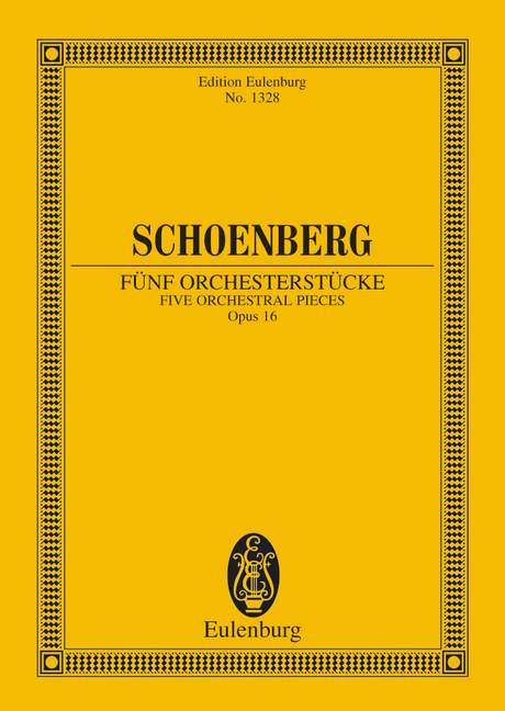 Vorderes Coverbild Fünf Orchesterstücke op. 16 (1909)