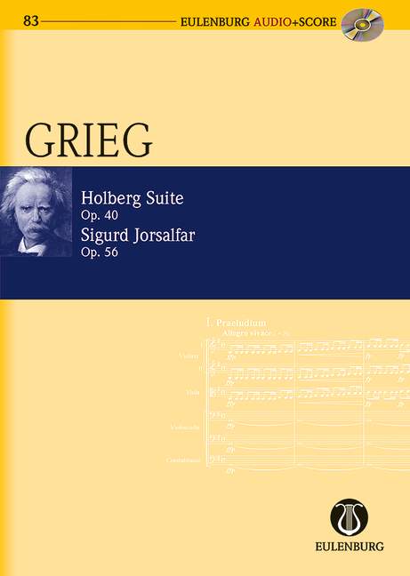 Vorderes Coverbild Holberg Suite / Sigurd Jorsalfar op. 40 / op. 56 (1884)