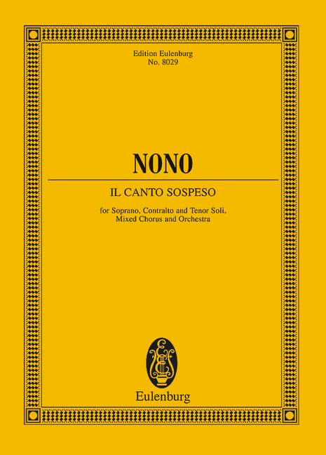 Vorderes Coverbild Il canto sospeso (1955 - 1956)