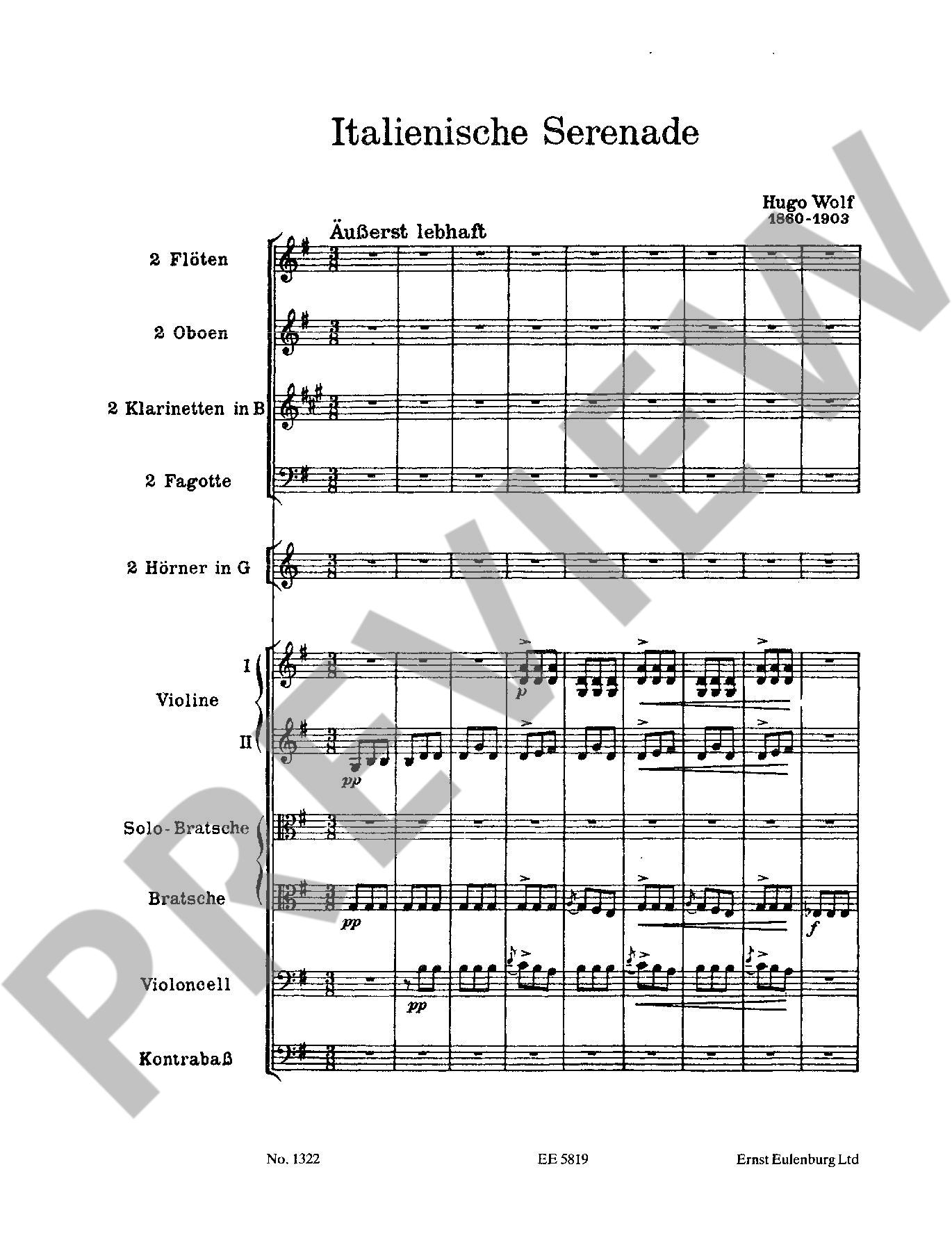 Anderes Coverbild Italienische Serenade G-Dur