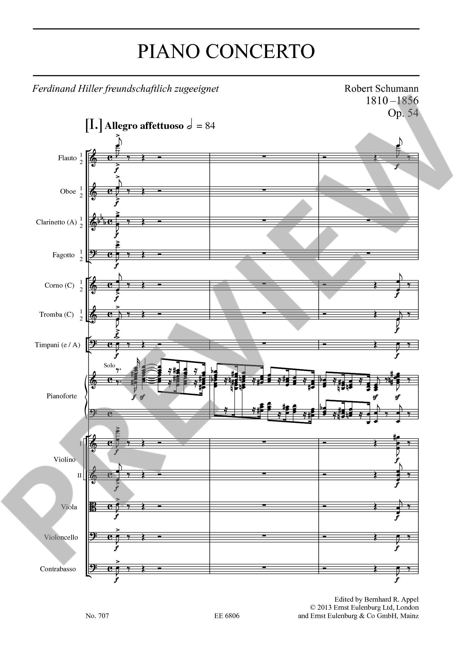 Anderes Coverbild Klavierkonzert a-Moll op. 54