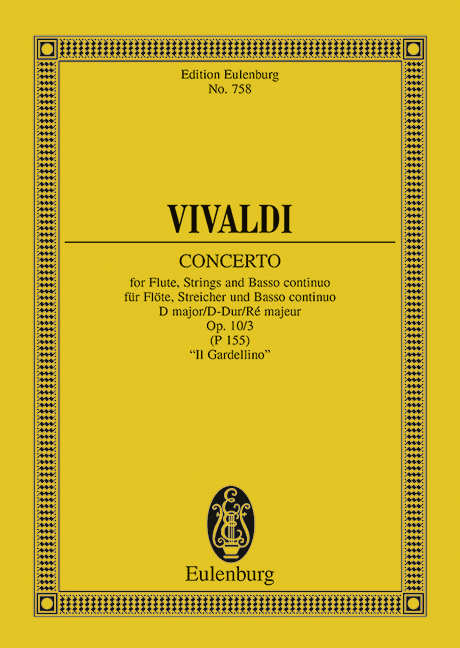 Vorderes Coverbild Konzert D-Dur op. 10/3 RV 428/PV 155 "Il Gardellino"