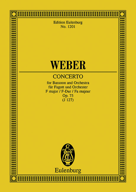 Vorderes Coverbild Konzert F-Dur op. 75 JV 127