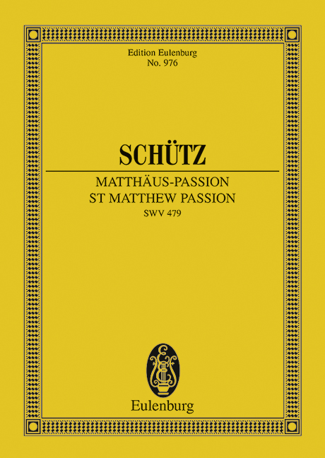 Vorderes Coverbild Matthäus-Passion SWV 479