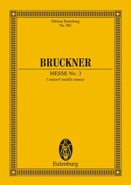 Vorderes Coverbild Messe Nr. 3 Nr. 3 f-Moll (1881)