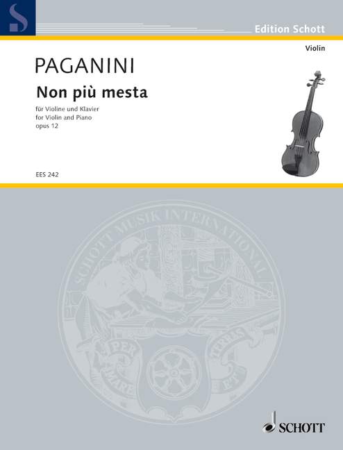 Vorderes Coverbild Non piu mesta op. 12