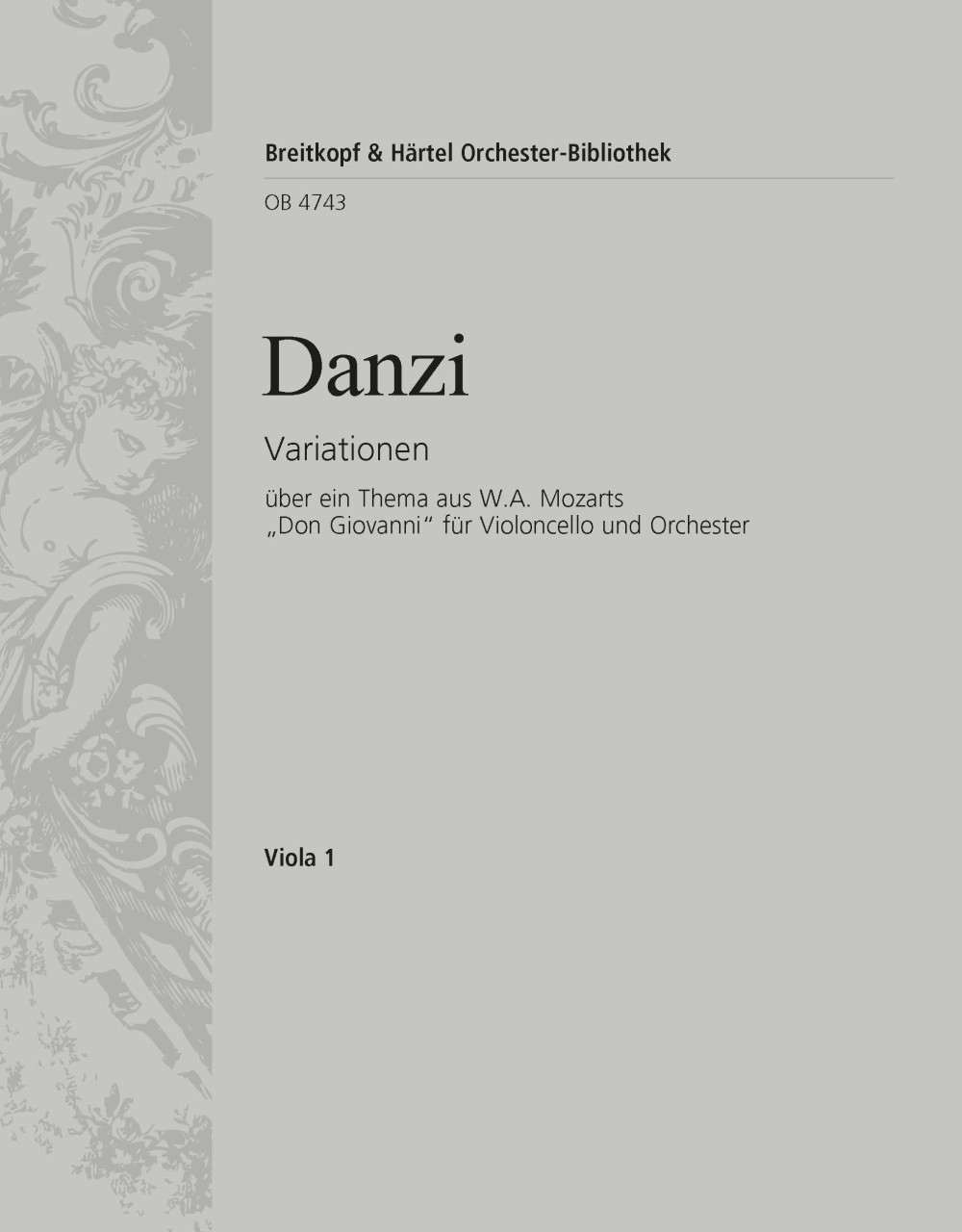 Vorderes Coverbild Variationen über Themen aus 'Don Giovanni'