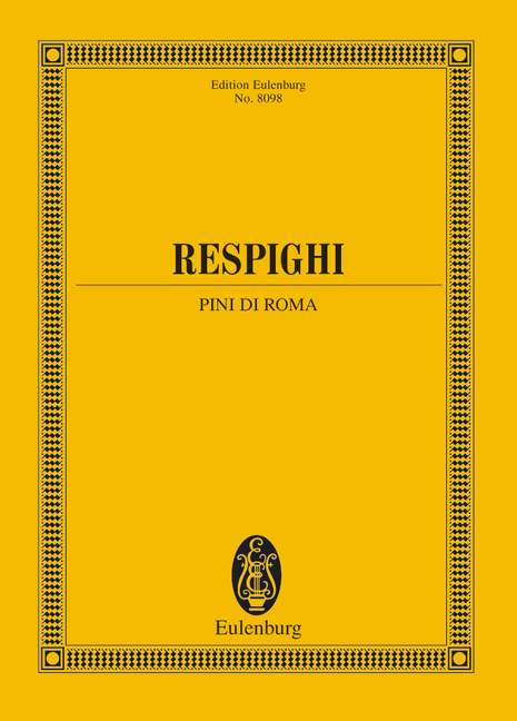 Vorderes Coverbild Pini di Roma (1924)