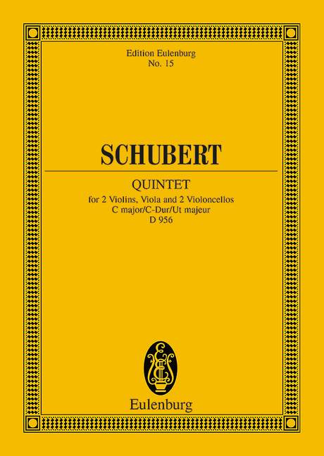 Vorderes Coverbild Streichquintett C-Dur op. 163 D 956