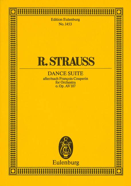 Vorderes Coverbild Tanzsuite op. o. Op. AV. 107 (1923)