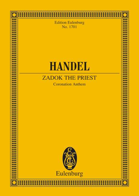 Vorderes Coverbild Zadok the Priest HWV 258 (1727)
