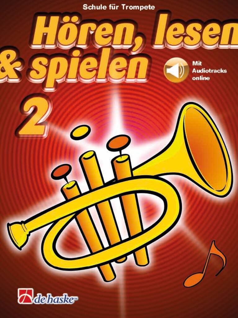 Vorderes Coverbild Hören, lesen & spielen 2 - Trompete