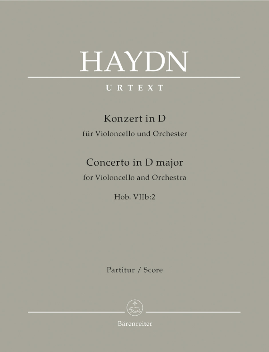 Vorderes Coverbild Konzert für Violoncello und Orchester D-Dur Hob. VIIb:2