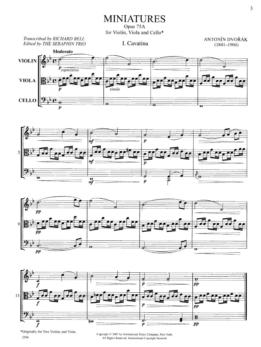 Anderes Coverbild Miniaturen op. 75a / B 149 und Gavotte B 164