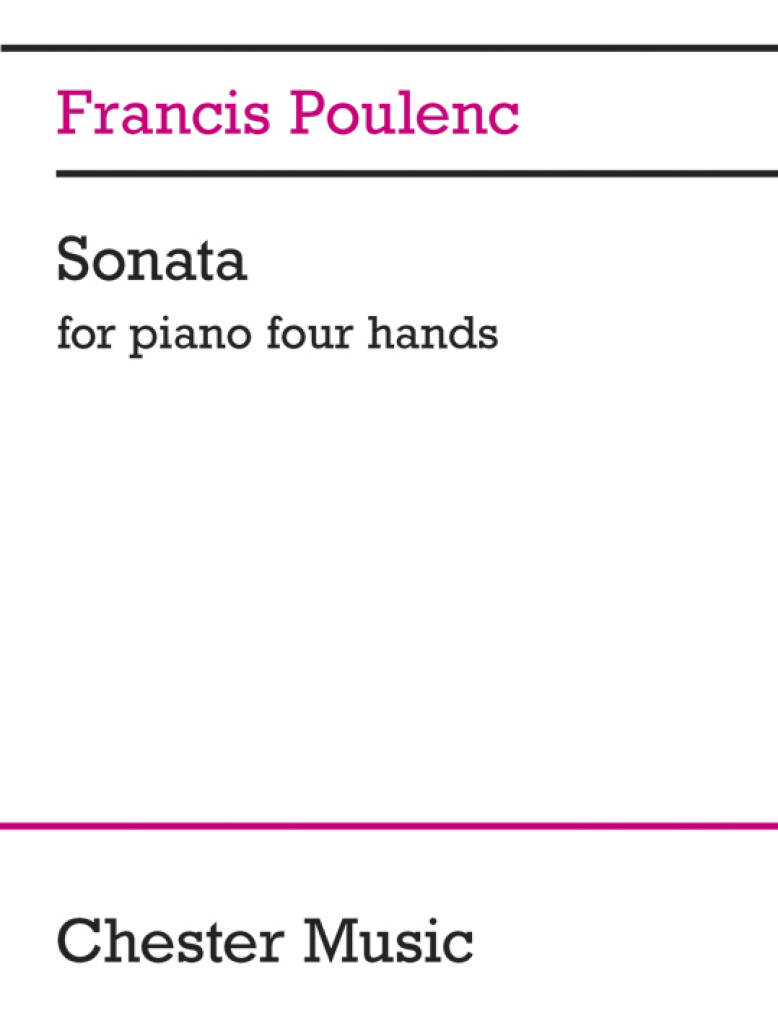 Vorderes Coverbild Sonata For Piano 4 Hands