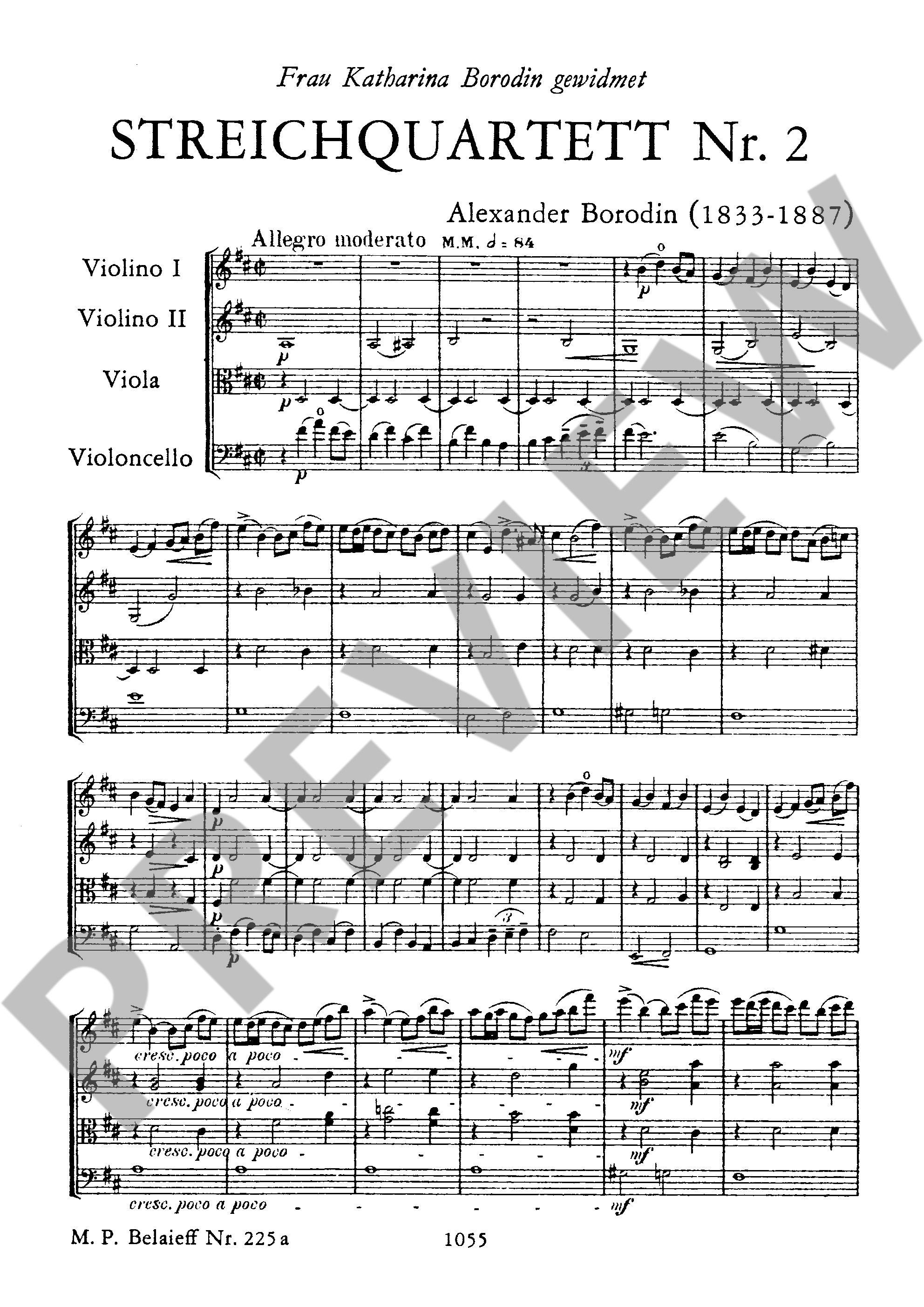 Anderes Coverbild Streichquartett Nr. 2 D-Dur