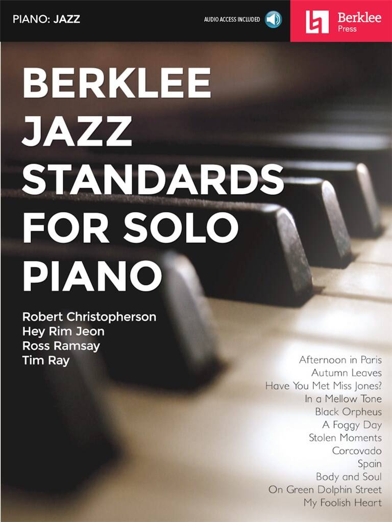 Vorderes Coverbild Berklee Jazz Standards for Solo Piano