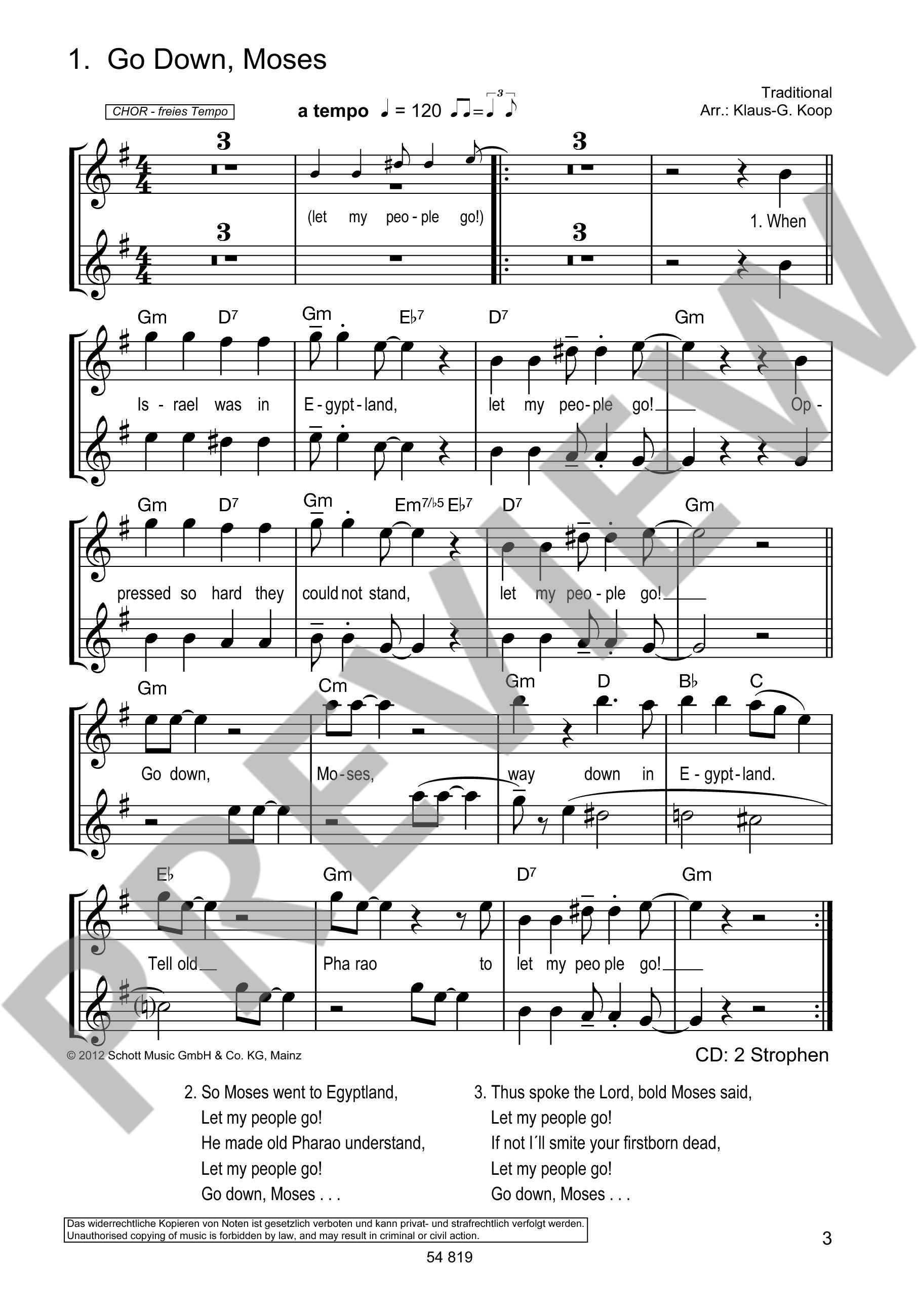 Anderes Coverbild Die schönsten Spirituals & Gospels für Alt-Saxophone