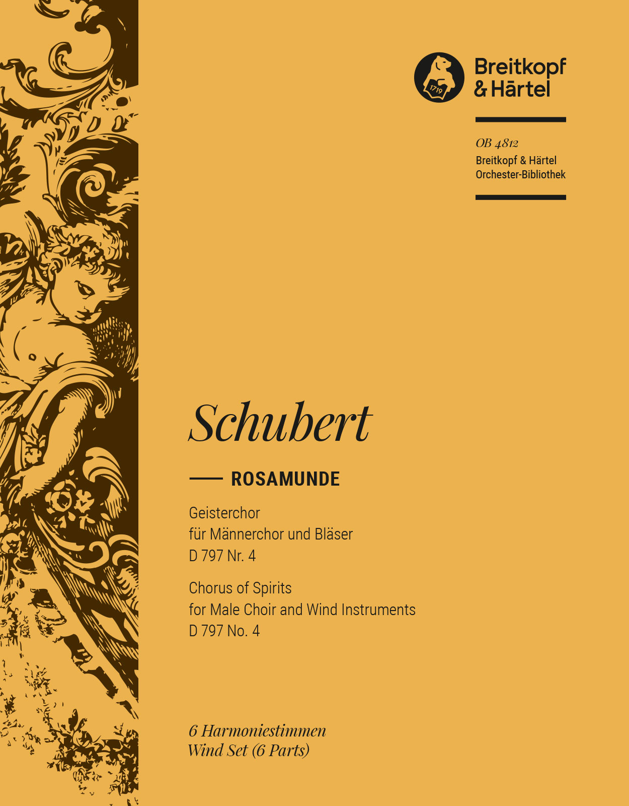 Vorderes Coverbild Rosamunde, Fürstin von Zypern D 797 [op. 26]: Nr. 4 Geisterchor