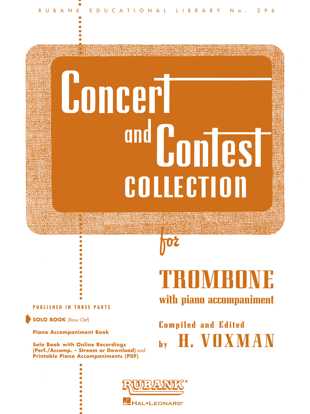 Vorderes Coverbild Concert and Contest Collection for Trombone