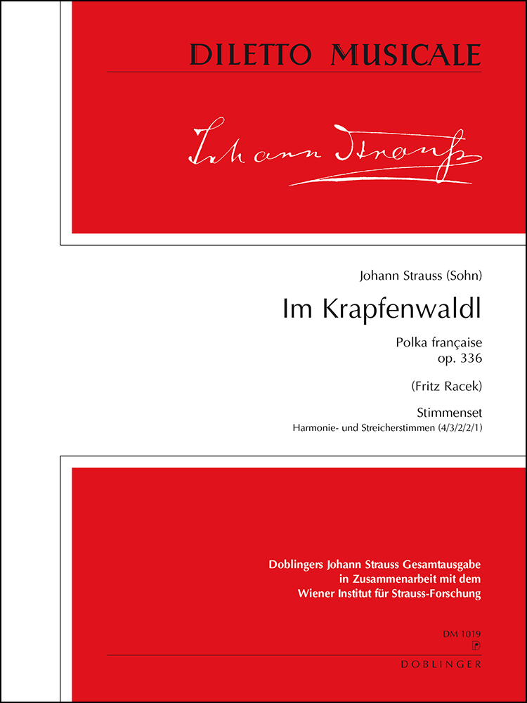 Vorderes Coverbild Im Krapfenwaldl op. 336