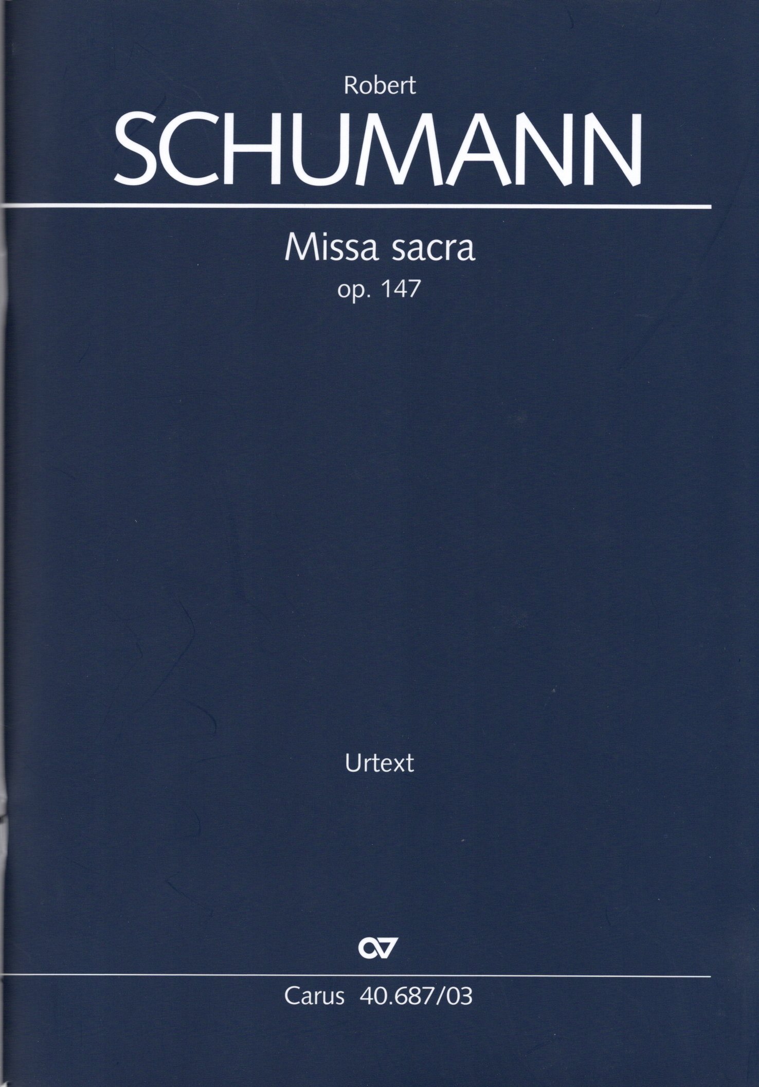 Vorderes Coverbild Missa sacra c-Moll op. 147