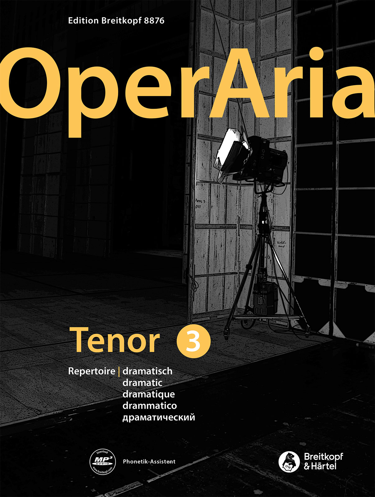 Vorderes Coverbild OperAria. Tenor Band 3: dramatisch