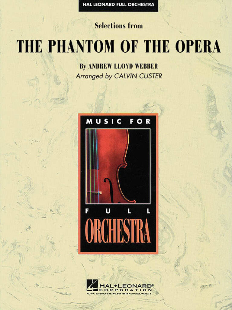 Vorderes Coverbild Selections from The Phantom of the Opera