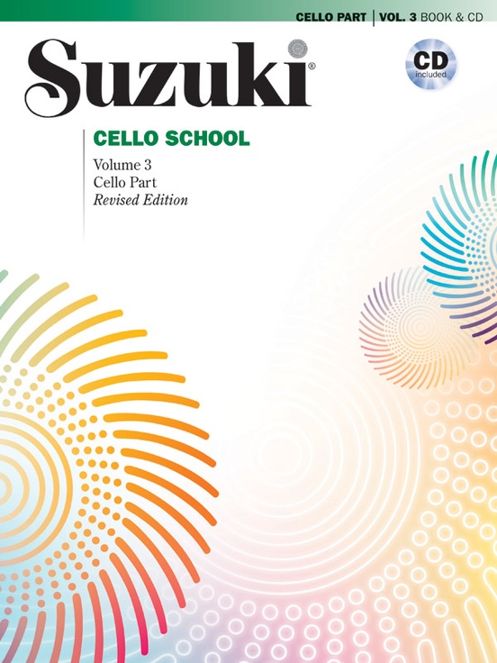 Vorderes Coverbild Suzuki Cello School, Volume 3 mit CD