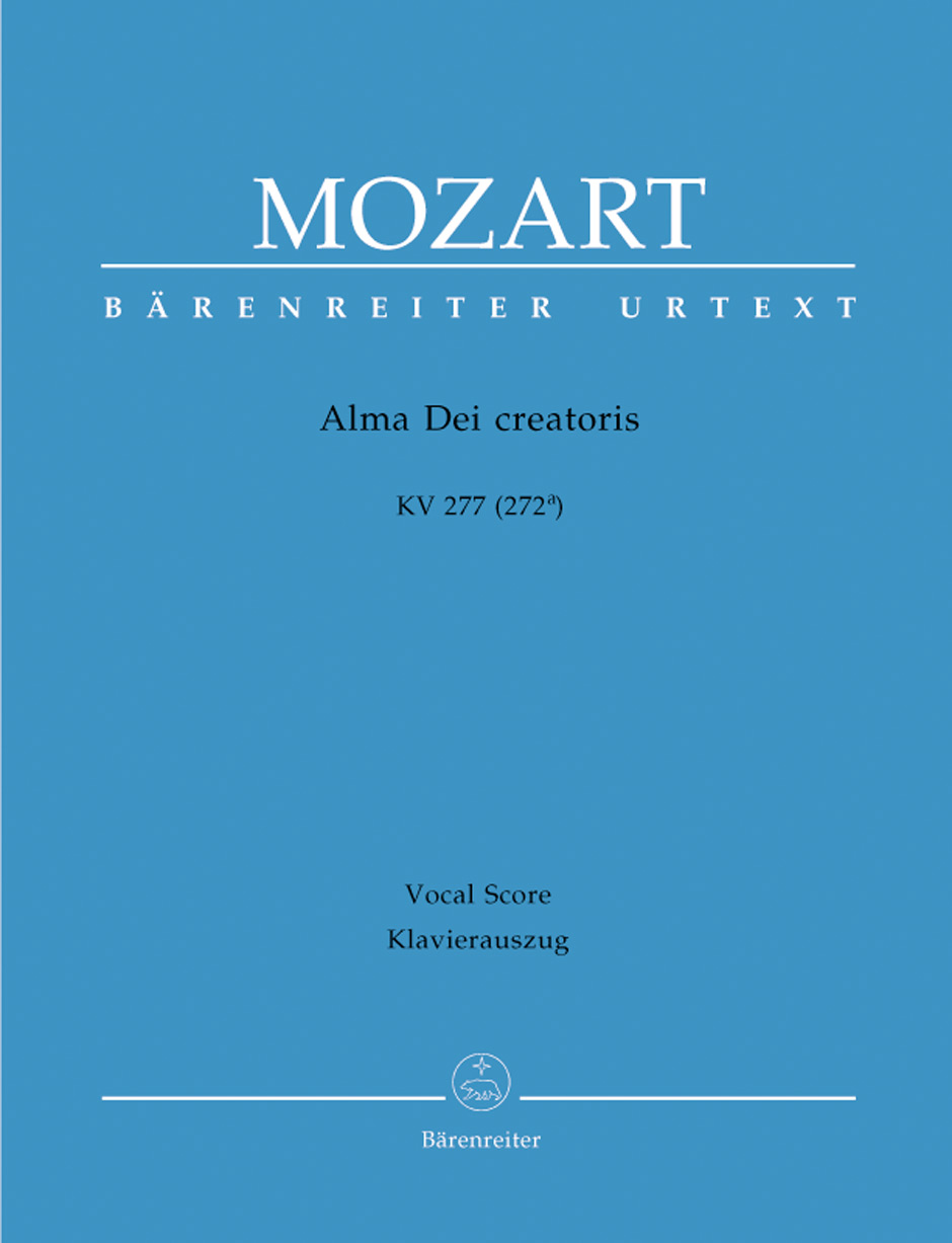 Vorderes Coverbild Alma Dei creatoris KV 277 (272a)