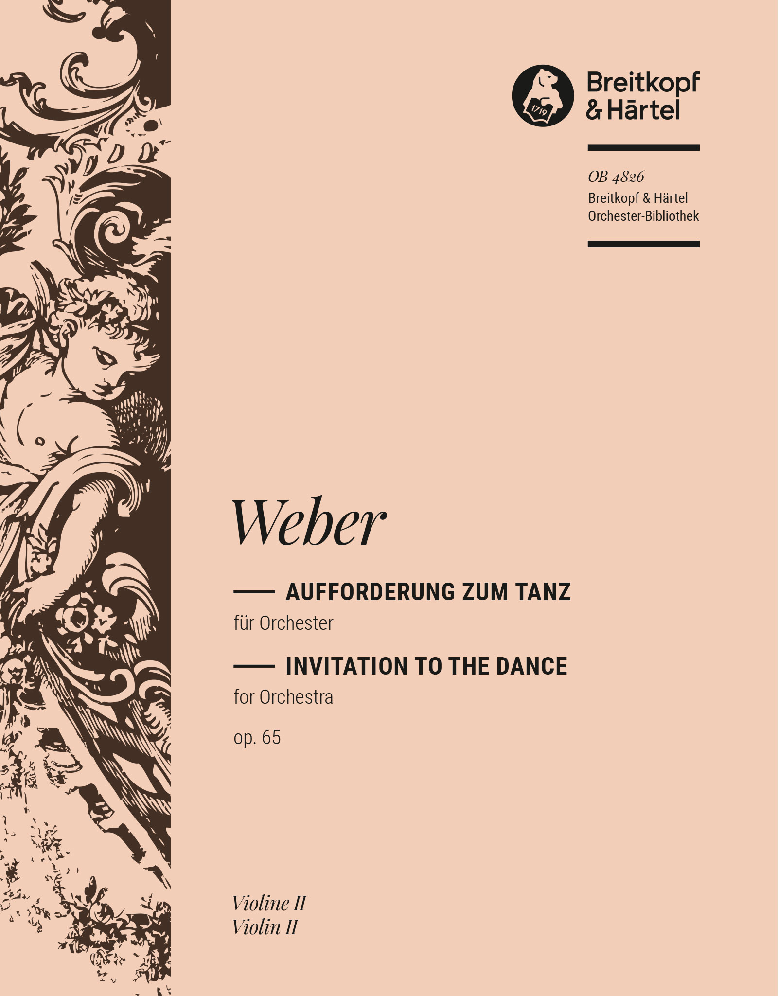 Vorderes Coverbild Aufforderung zum Tanz op. 65