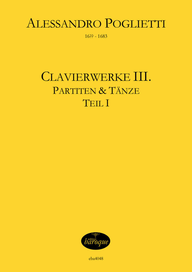 Vorderes Coverbild Clavierwerke Band 3