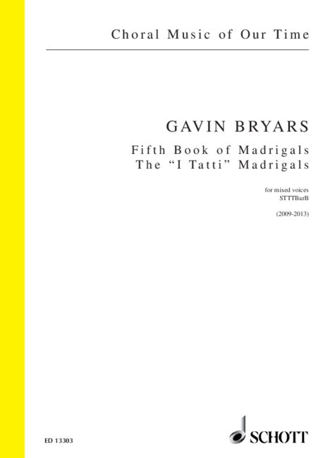 Vorderes Coverbild Fifth Book of Madrigals