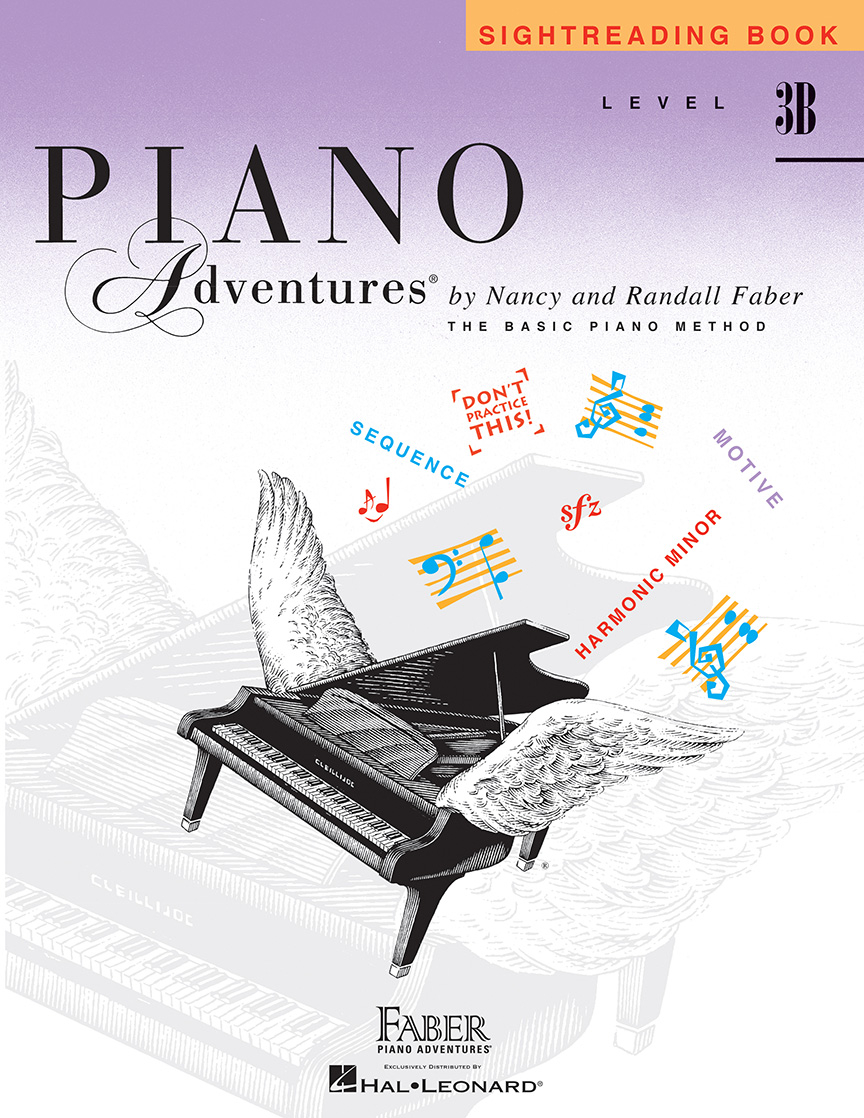 Vorderes Coverbild Piano Adventures Level 3B - Sightreading Book