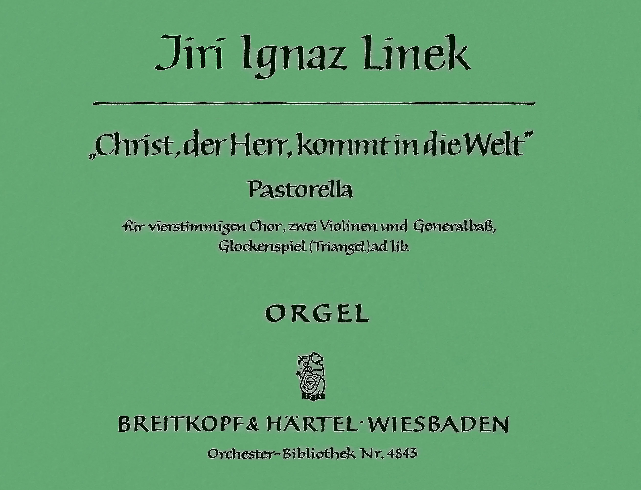 Vorderes Coverbild Christ, der Herr, kommt in die Welt