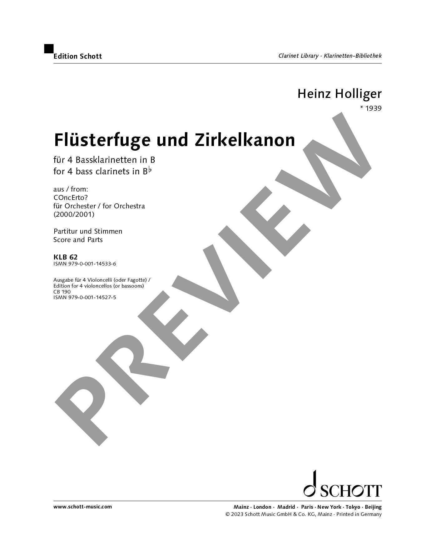 Anderes Coverbild Flüsterfuge und Zirkelkanon