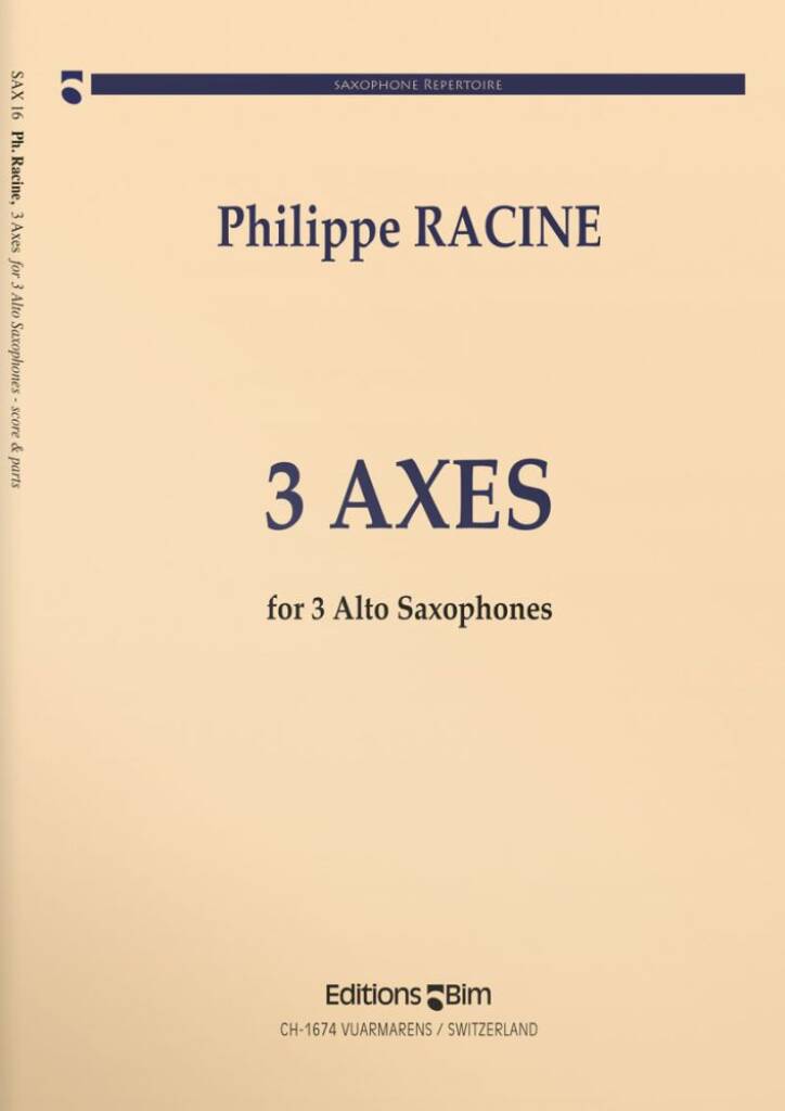 Vorderes Coverbild Trois Axes