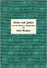 Vorderes Coverbild Lieder und Jodler aus den Goiserer Singstunden