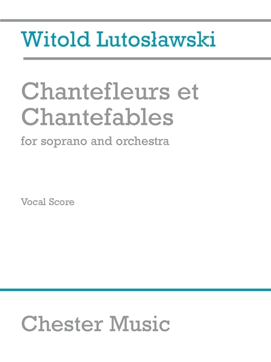 Anderes Coverbild Chantefleurs Et Chantefables (Soprano/Piano)