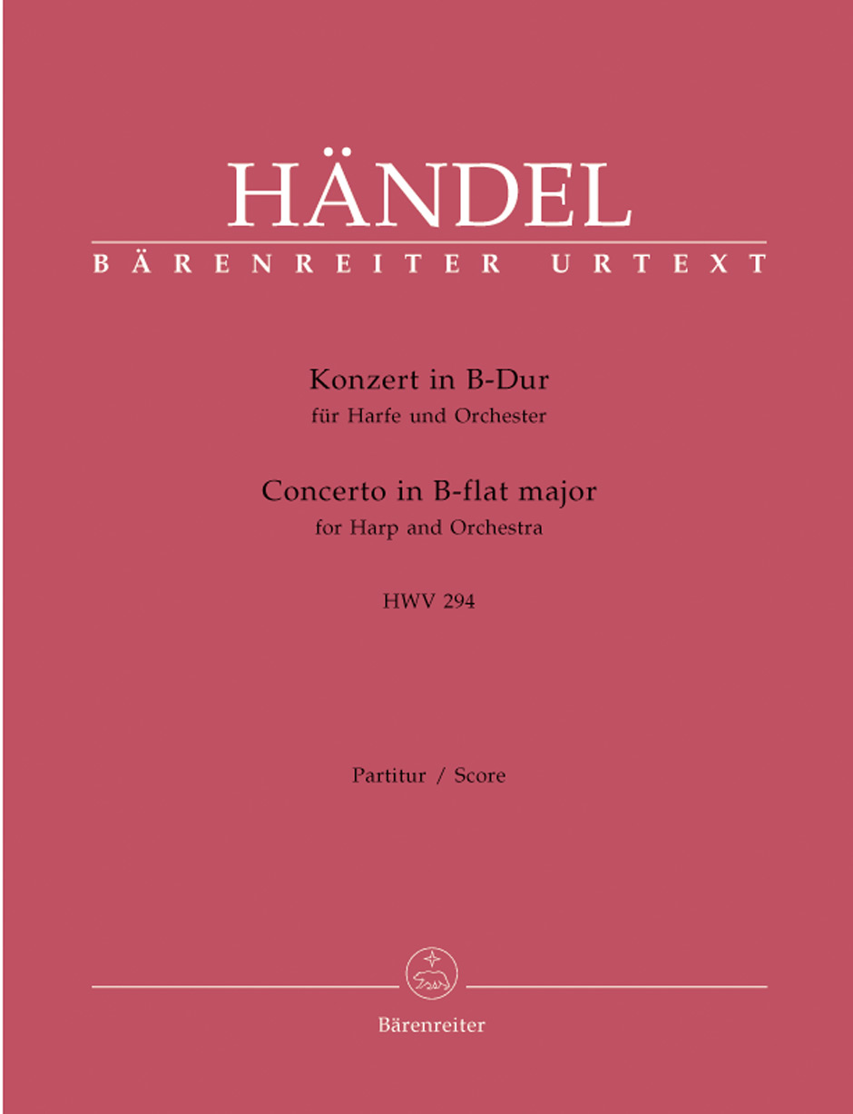 Anderes Coverbild Konzert für Harfe und Orchester B-Dur op. 4/6 HWV 294
