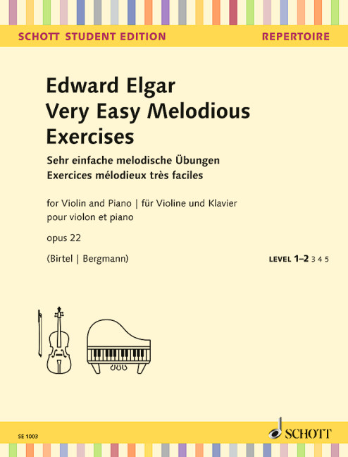 Vorderes Coverbild Sehr einfache melodische Übungen op. 22