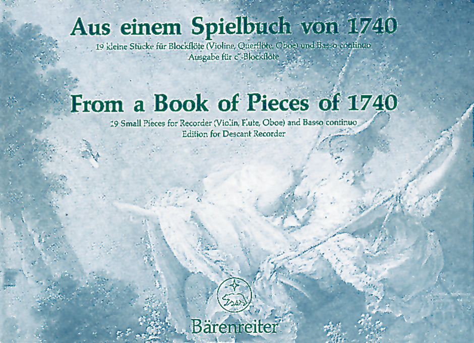 Vorderes Coverbild Aus einem Spielbuch von 1740