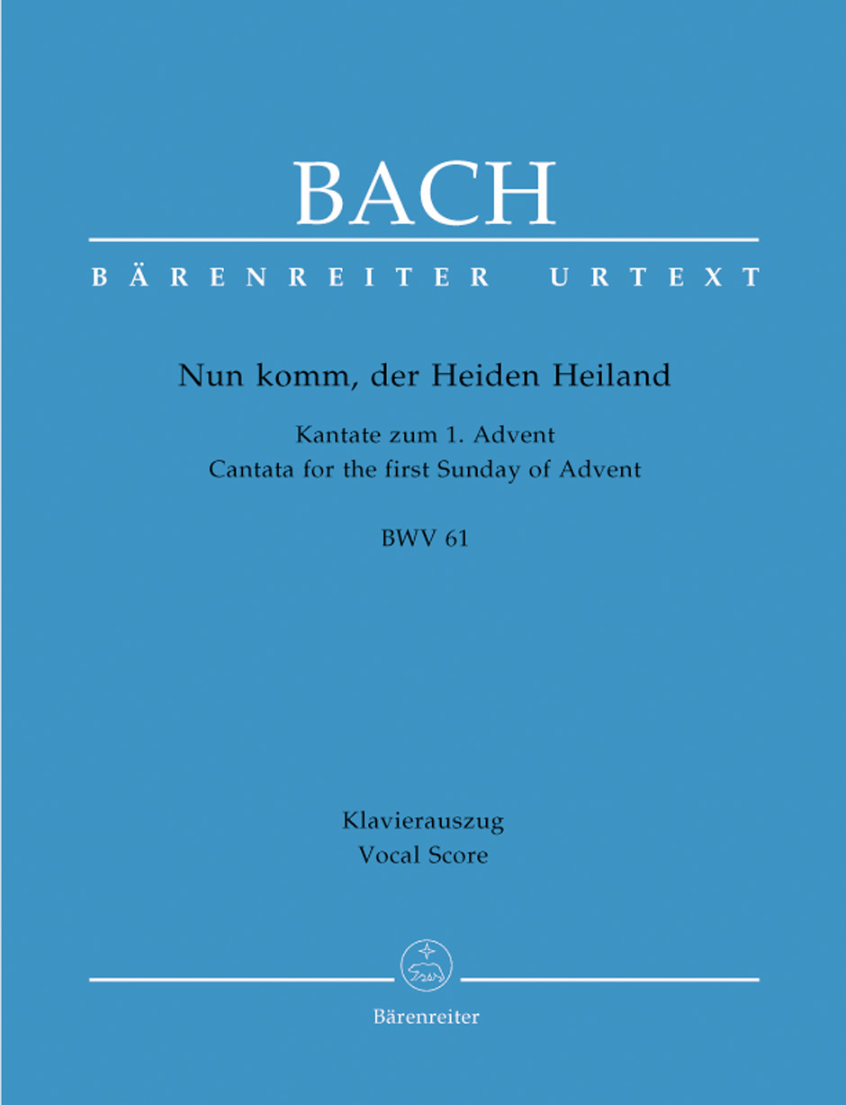 Vorderes Coverbild Nun komm, der Heiden Heiland BWV 61