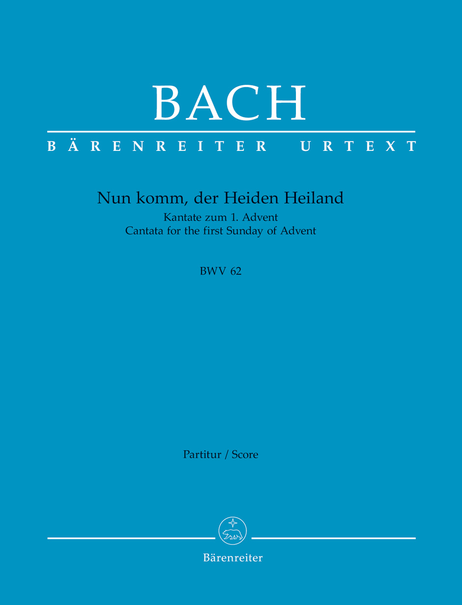 Vorderes Coverbild Nun komm, der Heiden Heiland BWV 62