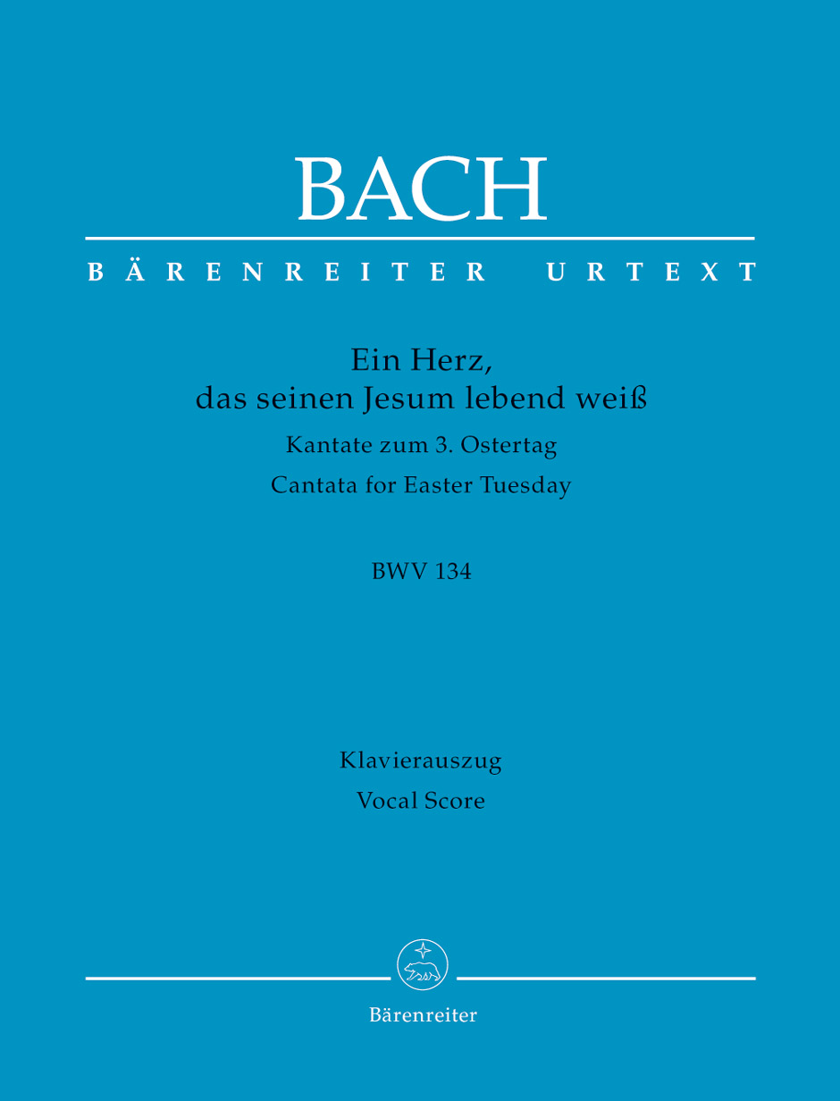 Vorderes Coverbild Ein Herz, das seinen Jesum lebend weiß BWV 134
